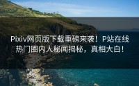 Pixiv网页版下载重磅来袭！P站在线热门圈内人秘闻揭秘，真相大白！